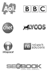 Our Partners : AOL, BBC, Lycos, Infospace, Network Solutions, SEOBOOK and more